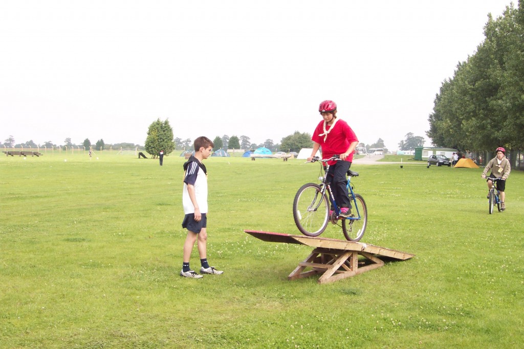 biking